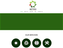 Tablet Screenshot of metpro.com.au